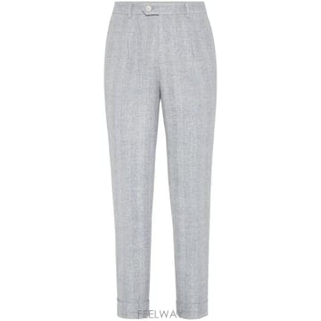 26 FW 브루넬로 쿠치넬리 하운즈투스 테일러드 팬츠 MR475L00HC008 TP458921965