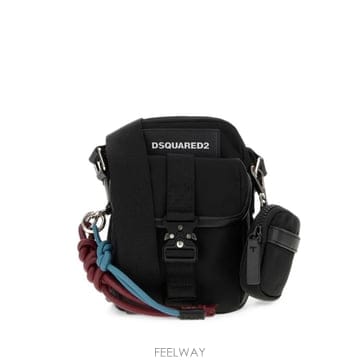 26 FW 디스퀘어드2 로고 패치 버클 클로저 크로스 백 CBM008211700001 TP458921843