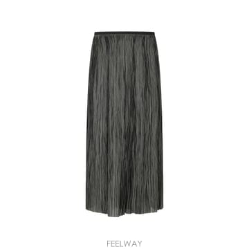 26 FW Roberto Collina 플리츠 주름 미디 스커트 263FXB57067 TP459285901