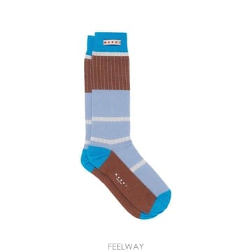 26 FW 마르니 로고 라벨 코튼 양말 SKMC0219Q0UFC199 TP455092297