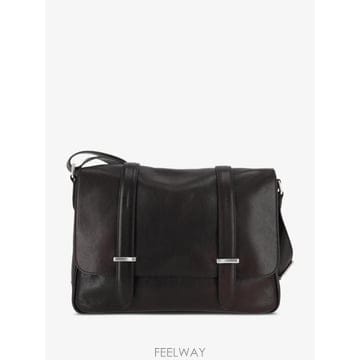 | Other Brand | 26 FW Orciani Midi Jones Lagoon leather messenger bag P0074926 FW Orciani Midi Jones Lagoon leather messenger bag 