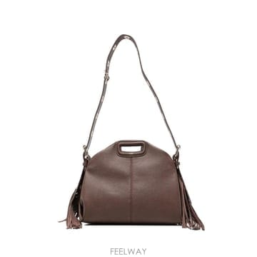 26 FW 마쥬 미스 M 프린지 디테일 레더 토트 백 MFASA01399 TP457847465