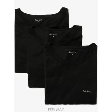 26 FW 폴스미스 로고 프린트 오가닉 코튼 티셔츠 3팩 세트 M1A389M3PK TP459035802