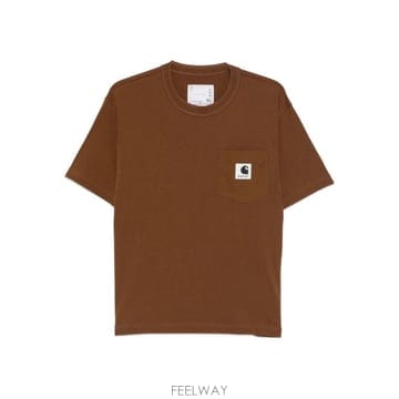 26 FW 사카이 X 칼하트 WIP 포켓 버튼 티셔츠 2500995S TP459312505