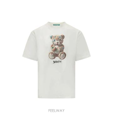 26 FW 바로우 테디 베어 프린트 저지 티셔츠 F6BWUATH041 TP458047717