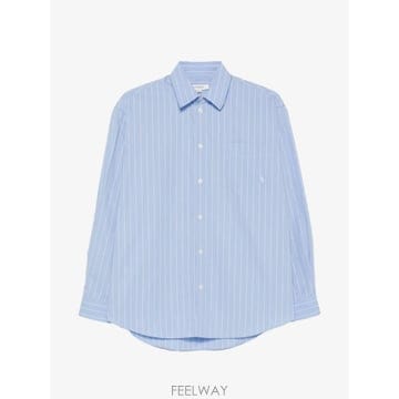 26 FW 스포티앤리치 스트라이프 코튼 셔츠 SI00675302 TP459283314