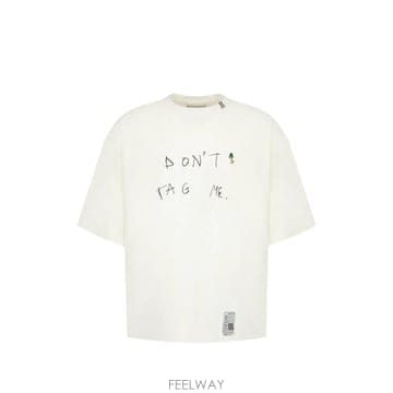 26 FW 메종미하라야스히로 돈 태그 미 프린트 티셔츠 J17TS831 TP458260950