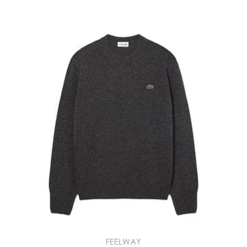 26 FW 라코스테 로고 패치 크루넥 스웨터 AH2916 TP459281936