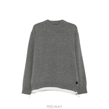 26 FW 사카이 로고 패치 드로스트링 스웨터 SCM343 TP458359501