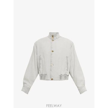 JIL SANDER 26 FW ������ insulated denim jacket with stand collar J21SW015426 FW ������ insulated denim jacket with stand collar 