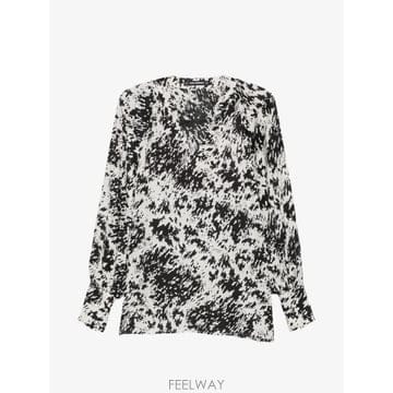 26 FW 칼라거펠트 아트 프린트 긴소매 블라우스 B4W11013A95 TP459174299