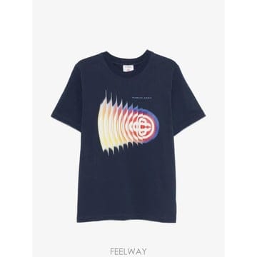 26 FW 카사블랑카 네이비 쇼크웨이브 반소매 티셔츠 MSS26JTS00116 TP458837221