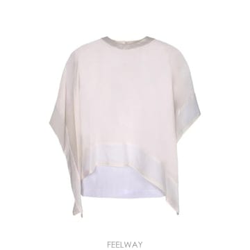 26 FW 사카이 레이어드 비대칭 탑 2608629052 TP459173110