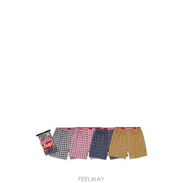 Supreme 26 FW ������ �ϳ׽� �÷��̵� ���� �긮�� ��Ʈ 4p SUPHANESPLAIDBOXERS4PK TP45926 FW ������ �ϳ׽� �÷��̵� ���� �긮�� ��Ʈ 4p SUPHA