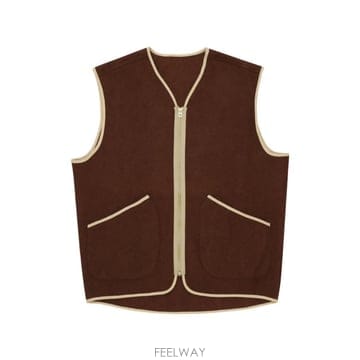 | Other Brand | 26 FW Fortela Sherpavest brushed wool vest SHERPAVESTMA828TO26 FW Fortela Sherpavest brushed wool vest SHERPAVESTM