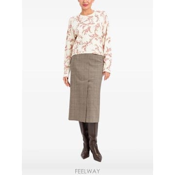 | Other Brand | 26 FW TWINSET floral print sequin embellished sweater 262TP326 FW TWINSET floral print sequin embellished sweater 