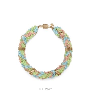 26 FW 토리버치 큐리오시티 비즈 네크리스 184414 TP455446050