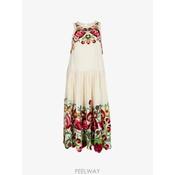 | Other Brand | 26 FW Sea Wilhelmina floral embroidered midi dress AW26059 T26 FW Sea Wilhelmina floral embroidered midi dress AW2