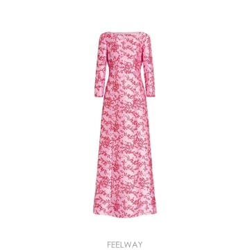 Alberta Ferretti 26 FW �˺���Ÿ�䷹Ƽ �÷η� ���� �ƽ� �巹�� AEF262U04406647 TP45544499626 FW �˺���Ÿ�䷹Ƽ �÷η� ���� �ƽ� �巹�� AEF262U04