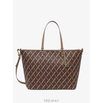 26 FW Armani Exchange 로고 프린트 모노그램 토트 백 XW000926AF17155 TP457