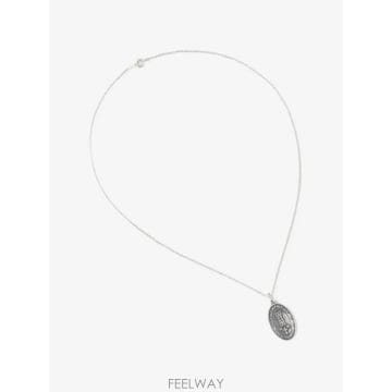 26 FW 와코마리아 타원형 펜던트 네크리스 WMGPNL01 TP456559865