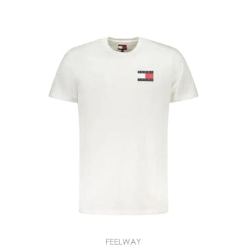 26 FW Tommy Jeans 로고 패치 티셔츠 DM0DM20740 TP454300087