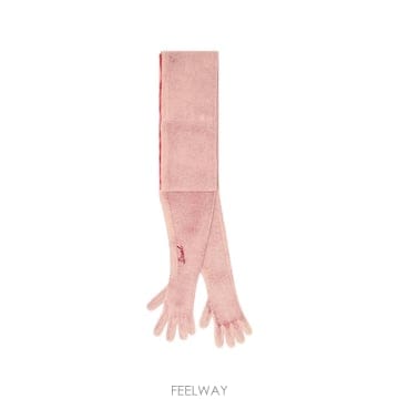 Diesel 26 FW ���� hybrid glove scarf in two tone wool A260670DEDD TP426 FW ���� hybrid glove scarf in two tone wool A260670