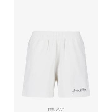 26 FW 스포티앤리치 시러큐스 로고 프린트 밴딩 쇼츠 SH03975325WH01 TP459150798