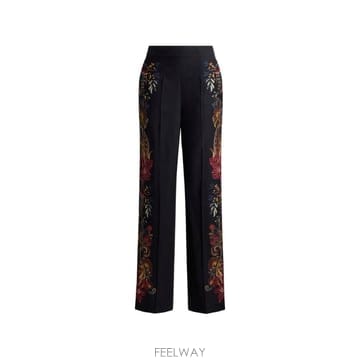 26 FW 에트로 플로럴 페이즐리 프린트 실크 팬츠 WREA0014AK15Z TP455294830