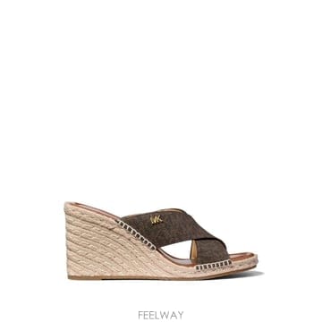 26 FW Michael Michael Kors 모노그램 프린트 버클 샌들 40R6KZMS1B TP45902