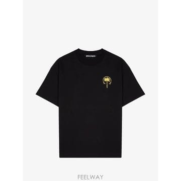 26 FW 팜앤젤스 X 두바이 로고 프린트 코튼 티셔츠 PAMAA001JR0091018 TP459301607