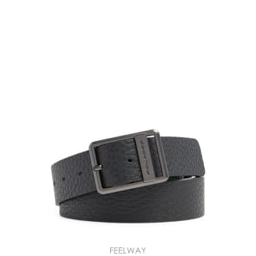 26 FW 피콰드로 로고 인그레이빙 페블 레더 벨트 CU7424W151 TP458727994