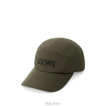 26 FW 로에베 로고 자수 베이스볼 캡 모자 K820358X93 TP459022904