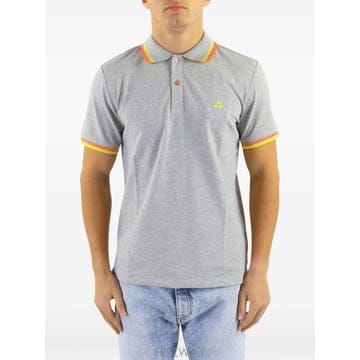 26 FW 페트레이 logo patch striped trim polo shirt PEU46959901199