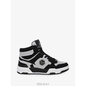 26 FW 필립플레인 프레데터 V2 스트라스 미드탑 스니커즈 FAFSUSC1000PLE010N TP45775