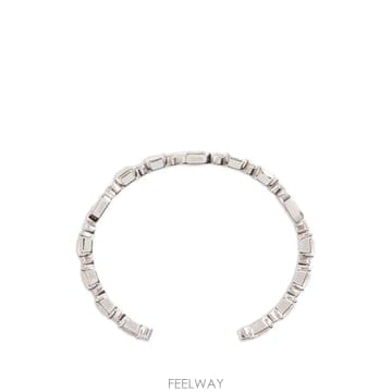 26 FW 발렌티노 가라바니 오발레트 스와로브스키 크리스털 메탈 커프 브레이슬릿 WJ0CC5QEU TP455