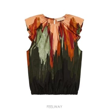 26 FW 울라 존슨 그레이시 러플 탑 PF260236 TP456958558