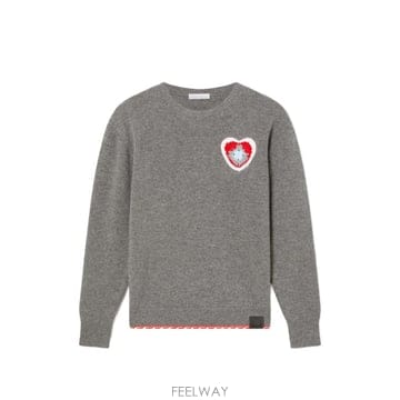 Stella McCartney 26 FW ���ڶ� ��īƮ�� crochet heart wool sweater 6K13063S2674 TP45726 FW ���ڶ� ��īƮ�� crochet heart wool sweater 6K130