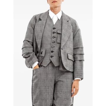 Comme des Garcons 26 FW �ĵ������� check tiered sleeve jacket 3PJ010 TP45641817326 FW �ĵ������� check tiered sleeve jacket 3PJ010 TP4