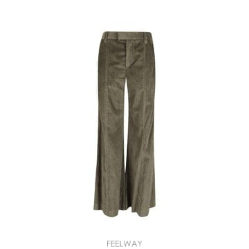 Brunello Cucinelli 26 FW ���ڷ� ��ġ�ڸ� corduroy wide leg trousers 262MA180P9358 TP426 FW ���ڷ� ��ġ�ڸ� corduroy wide leg trousers 262