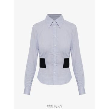 26 FW 베트멍 스트라이프 웨이스트 벨트 셔츠 WH27SH041ST0 TP457746280