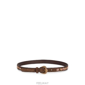 26 FW 에트로 비즈 모티프 스웨이드 벨트 WP3B0105AR127 TP455349189