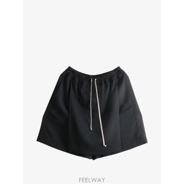 릭오웬스 블랙 타워 킬트 쇼츠