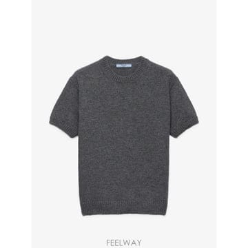 PRADA 26 FW ����� short sleeved cashmere sweater P24L2BSOOO1521 TP4526 FW ����� short sleeved cashmere sweater P24L2BSOOO
