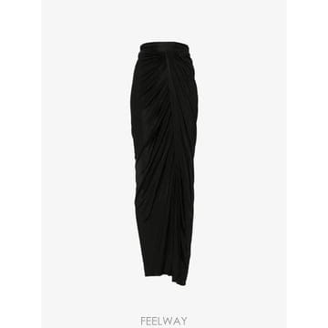 Balmain 26 FW �߸� draped side slit skirt SK0000000029 TP45919014926 FW �߸� draped side slit skirt SK0000000029 TP45919