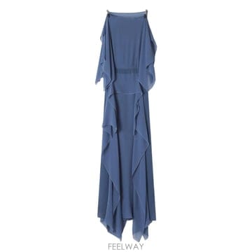 Lanvin 26 FW ���� ü�� ������ �ָ� �ƽ� �巹�� RWDR00086259P26 TP45409190926 FW ���� ü�� ������ �ָ� �ƽ� �巹�� RWDR00086259P2