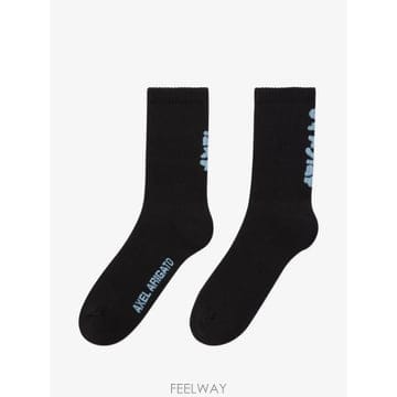 26 FW 악셀아리가토 로고 프린트 플로럴 자카드 양말 X3956006 TP455416784