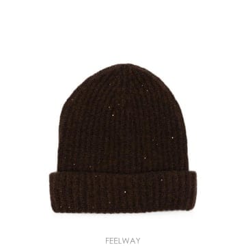 26 FW Roberto Collina 시퀸 장식 골지 니트 비니 263FXB05051 TP459188756