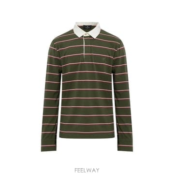 26 FW 에트로 스트라이프 긴소매 폴로 셔츠 MRMD0023AG011 TP456406529