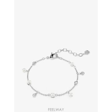 26 FW 스와로브스키 크리스털 펄 장식 브레이슬릿 5754242 TP456473148